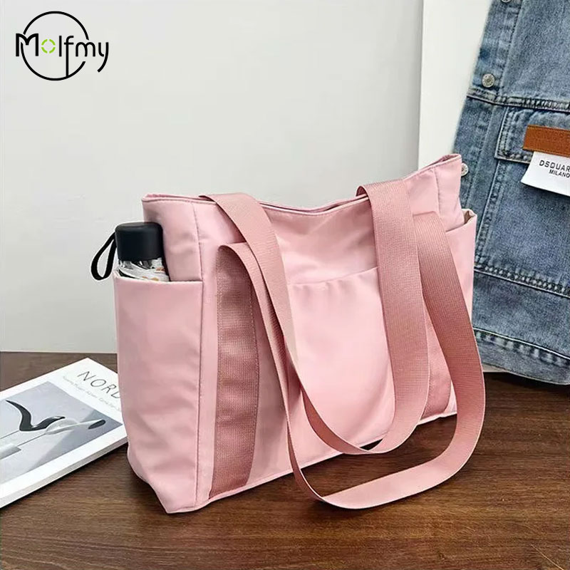 Luxury Tote Bags With Zipper - حقيبة نسائية مصمم حقائب فاخرة نايلون