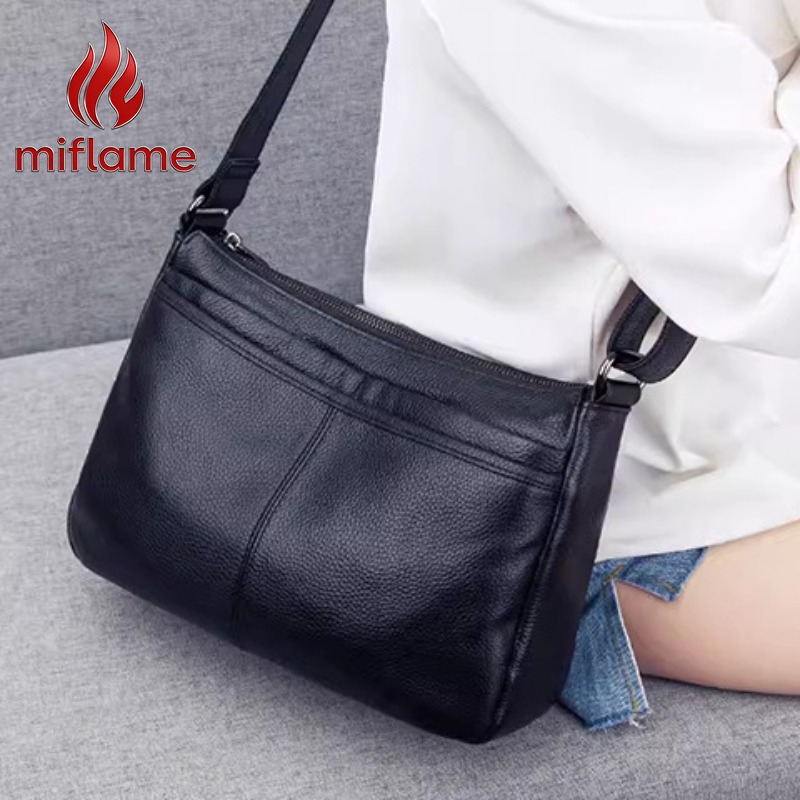 Quiet Luxury Bags Crossbody - حقيبة هوبو من الجلد الأصلي للنساء،