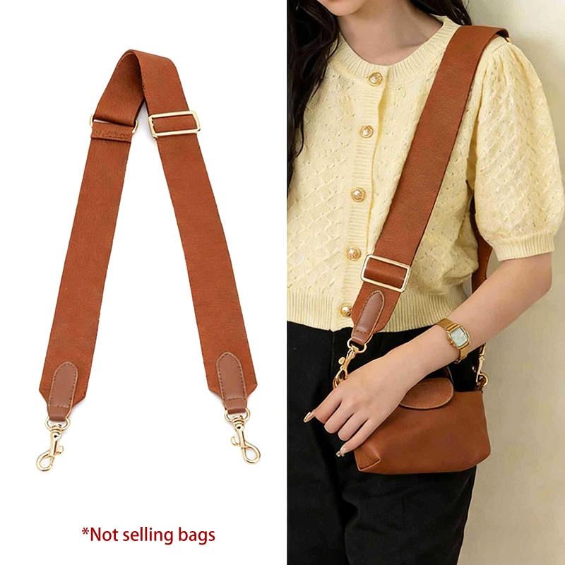 Belt Bag Leather Wide - حزام حقيبة بلون واحد، حزام قماشي