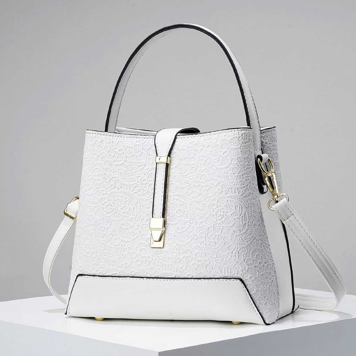Luxury Tote Bags With Zipper - جديد فاخر حمل حقيبة جلدية أنيقة