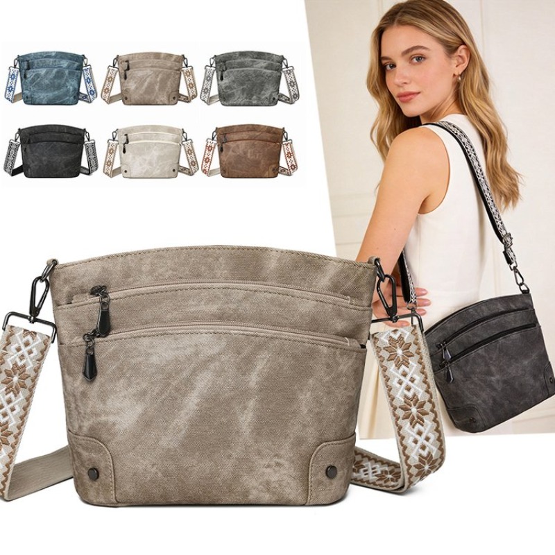 Luxury Bags Paris - حقيبة حفاضات جلدية أنيقة كبيرة السعة