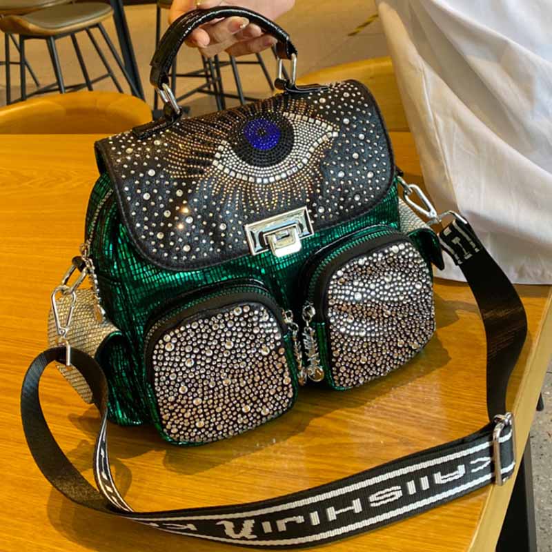 Luxury Bags Women Brands - موضة المرأة على ظهره سعة كبيرة