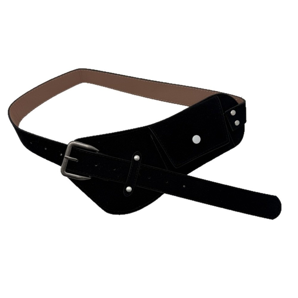 Belt Bag Leather Wide - حزام خصر عصري من جلد البولي
