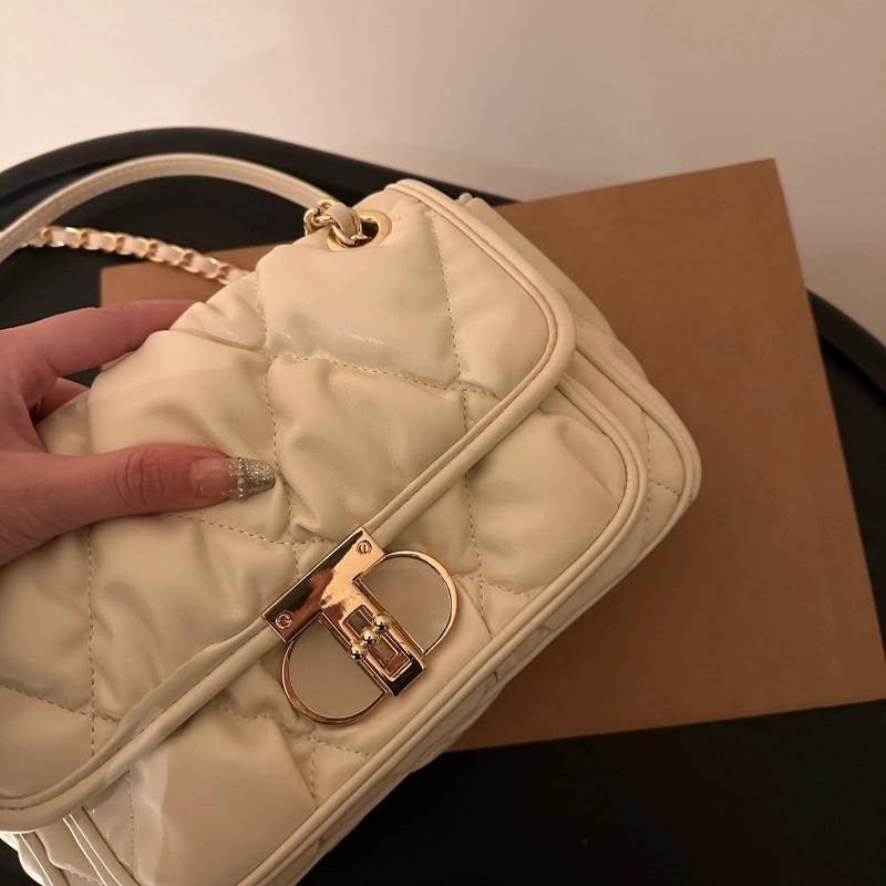 أنيقة مطوي حقيبة يد بسلاسل الم - مراجعة Quiet Luxury Bags Crossbody وسعره