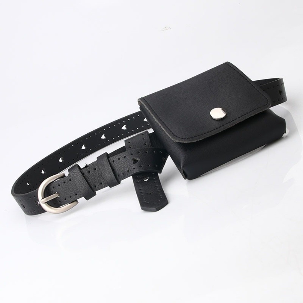 حقيبة خصر نسائية من الجلد الصن - مراجعة Belt Bag Leather Wide وسعره