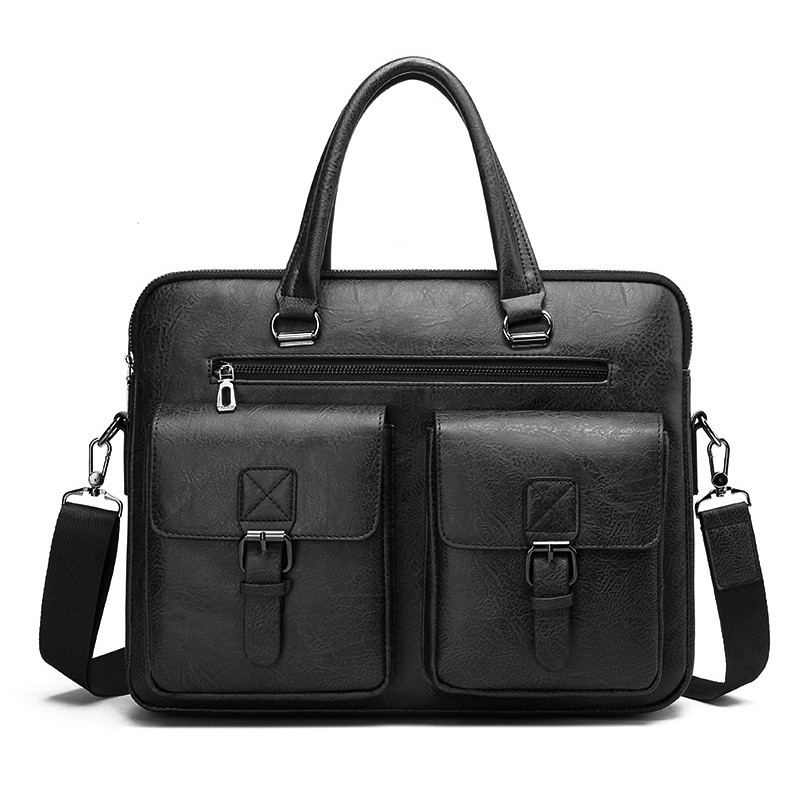 بو الجلود حقيبة الأعمال للرجال - مراجعة Luxury Tote Bags With Zipper وسعره
