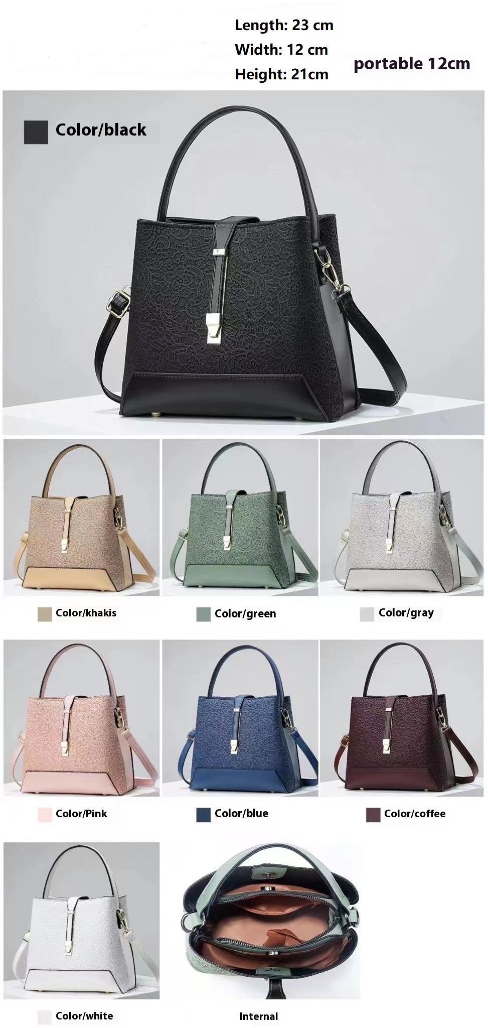 جديد فاخر حمل حقيبة جلدية أنيق - مراجعة Luxury Tote Bags With Zipper وسعره