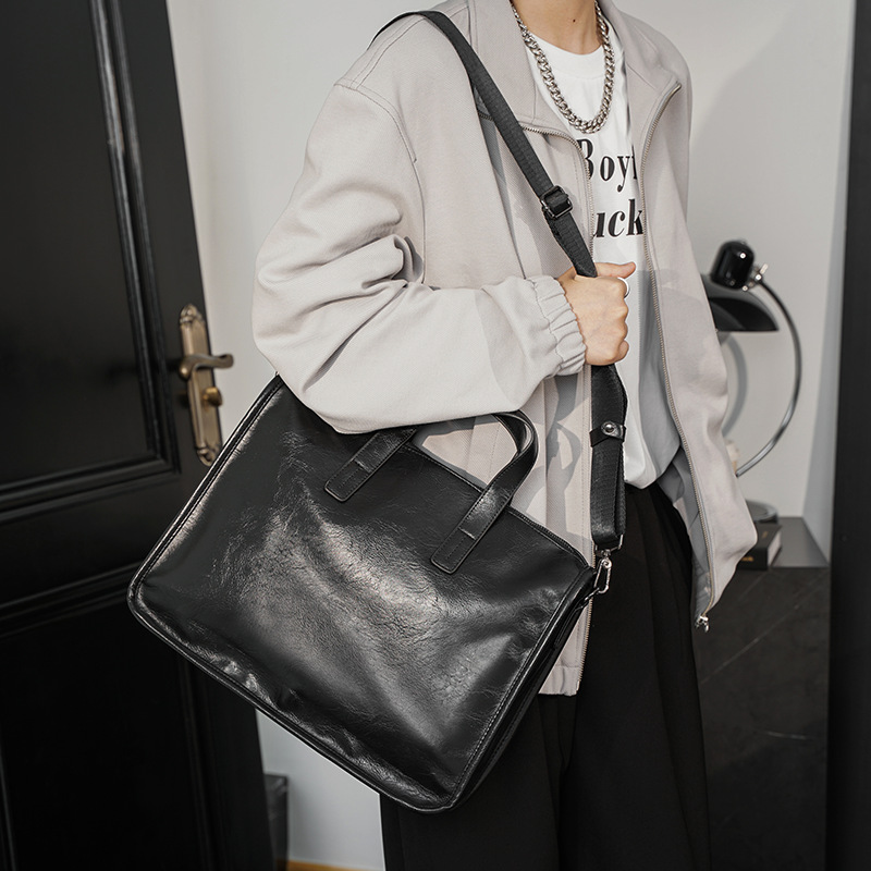 حقيبة يد رجالية غير رسمية للأع - مراجعة Luxury Tote Bags With Zipper وسعره