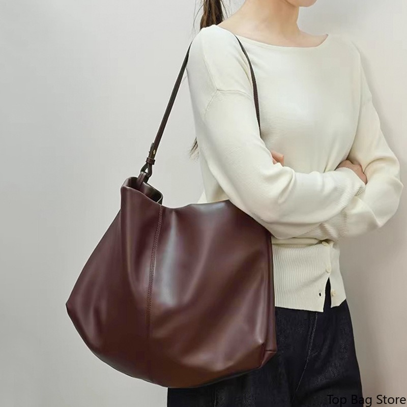 حقيبة كتف نسائية من الجلد الأص - مراجعة Quiet Luxury Bags Tote وسعره