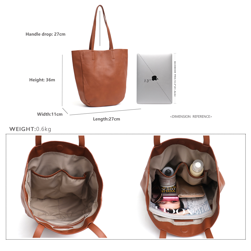SC الفاخرة الايطالية جلد طبيعي - مراجعة Luxury Tote Bags With Zipper وسعره