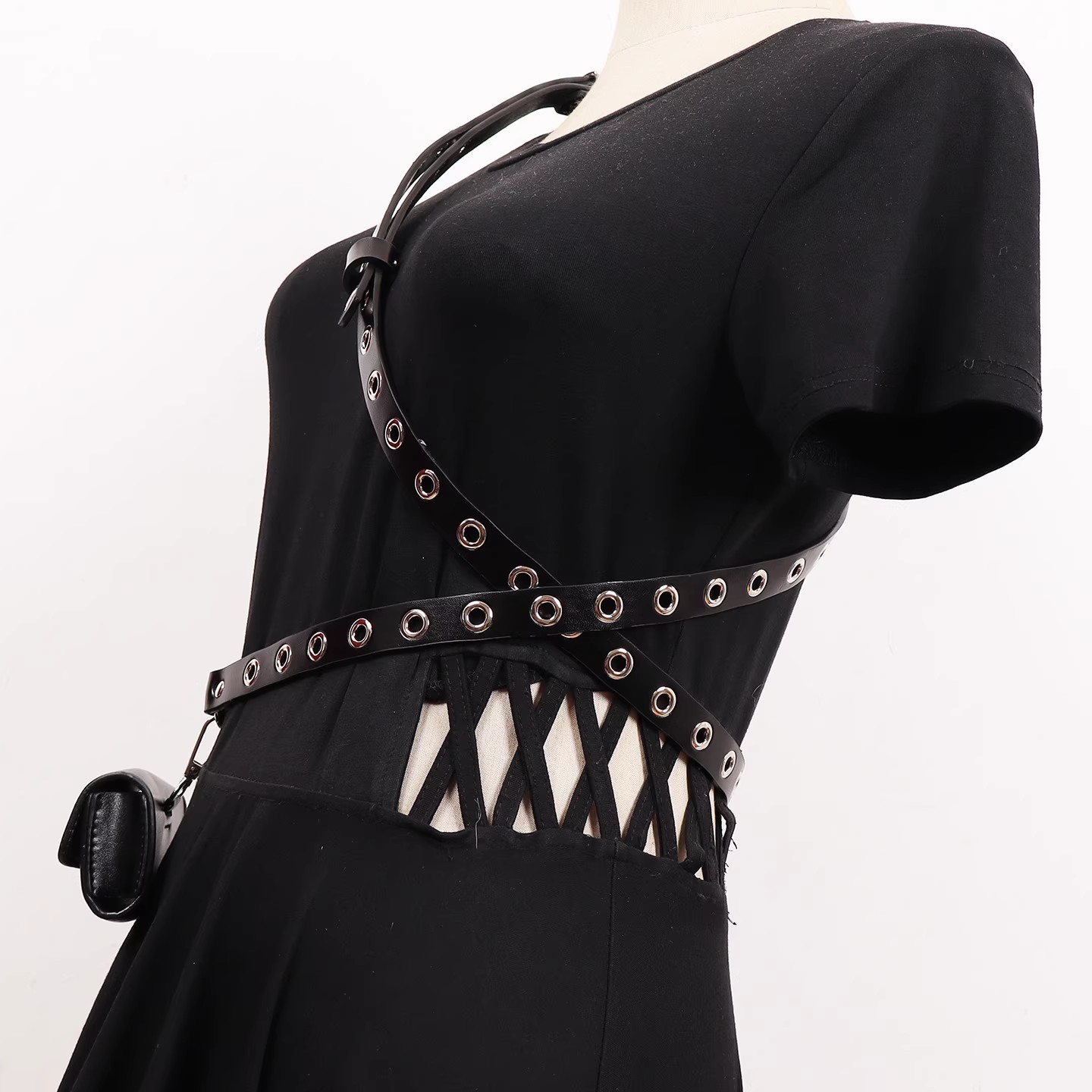 المرأة المدرج موضة جلد طبيعي ح - مراجعة Belt Bag Leather Wide وسعره