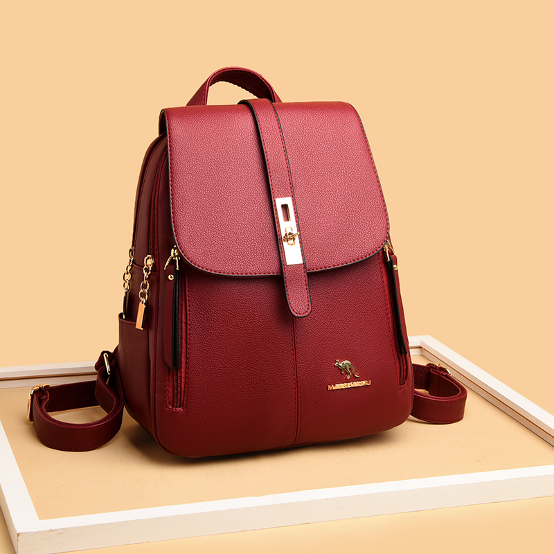 حقائب ظهر جلدية فاخرة للفتيات  - مراجعة Luxury Tote Bags With Zipper وسعره