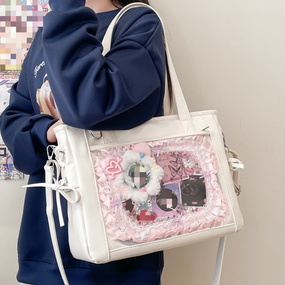 جديد اليابانية لطيف Kawaii الف - مراجعة Luxury Tote Bags With Zipper وسعره