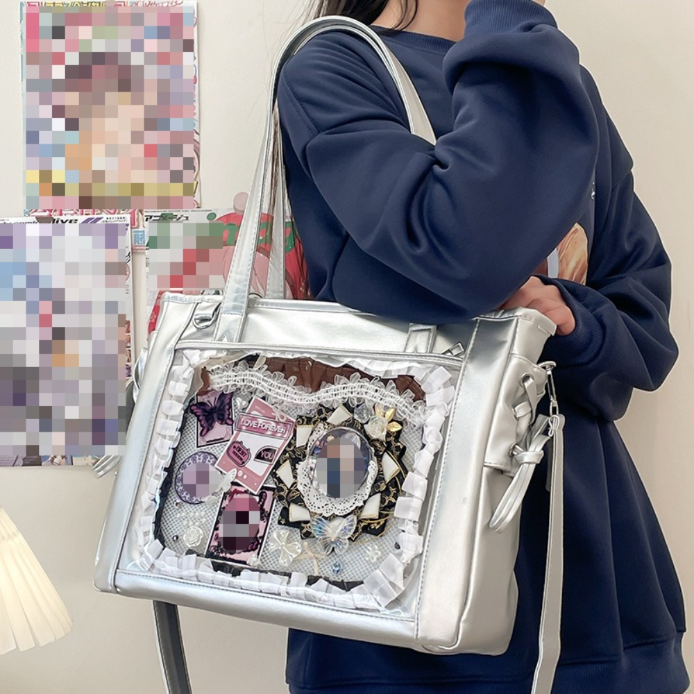 جديد اليابانية لطيف Kawaii الف - مراجعة Luxury Tote Bags With Zipper وسعره
