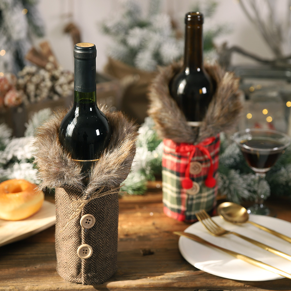 غطاء زجاجة نبيذ عيد الميلاد ال - مراجعة Luxury Xmas Bags وسعره