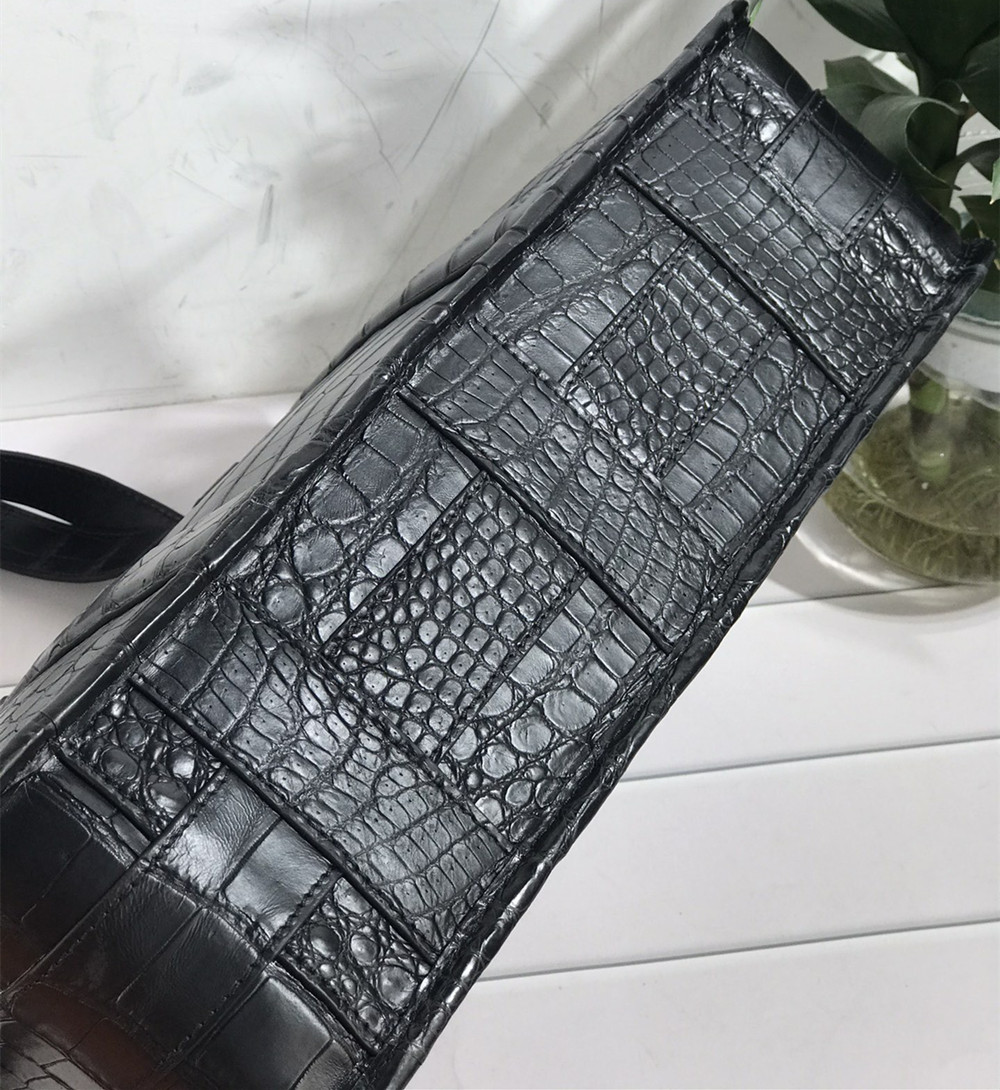 جديد جلد التمساح حقيبة كمبيوتر - مراجعة Luxury Tote Bags With Zipper وسعره