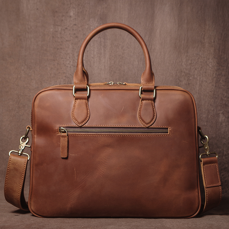 GURO الرجال مجنون الحصان جلد ا - مراجعة Luxury Tote Bags With Zipper وسعره
